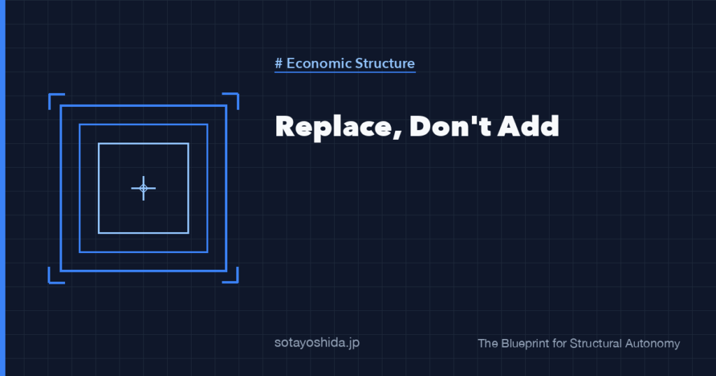 Replace, Don't Add