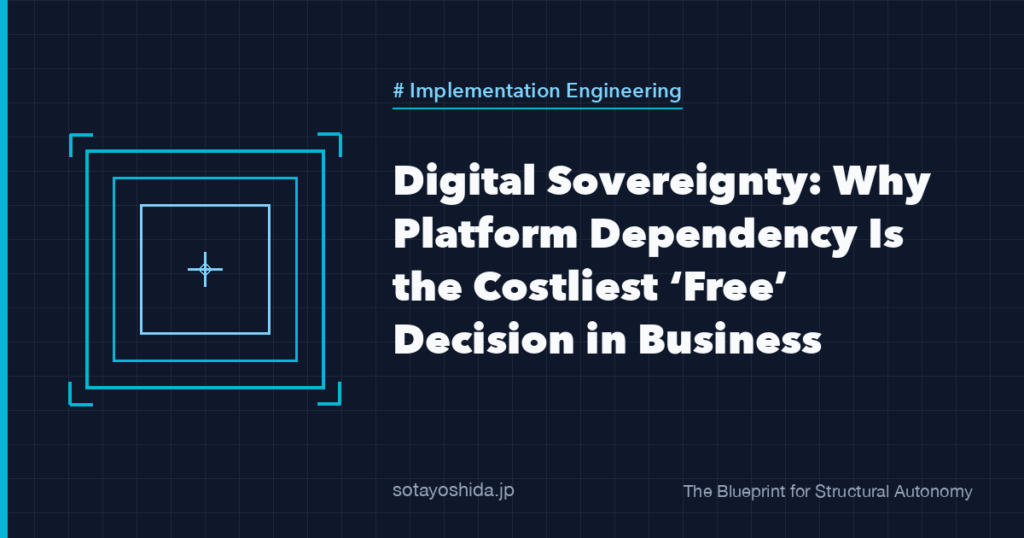 Digital Sovereignty: Why Platform Dependency Is the Costliest ‘Free’ Decision in Business