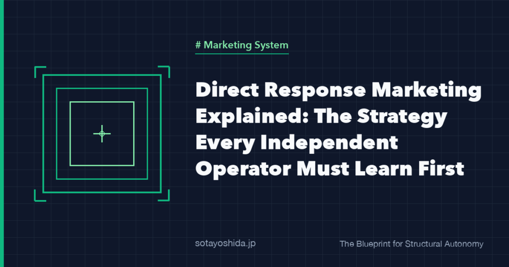 Direct Response Marketing Explained: The Strategy Every Independent Operator Must Learn First