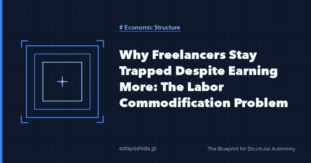 Why Freelancers Stay Trapped Despite Earning More: The Labor Commodification Problem