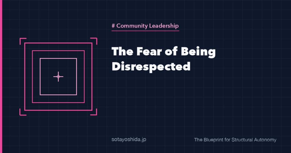 The Fear of Being Disrespected