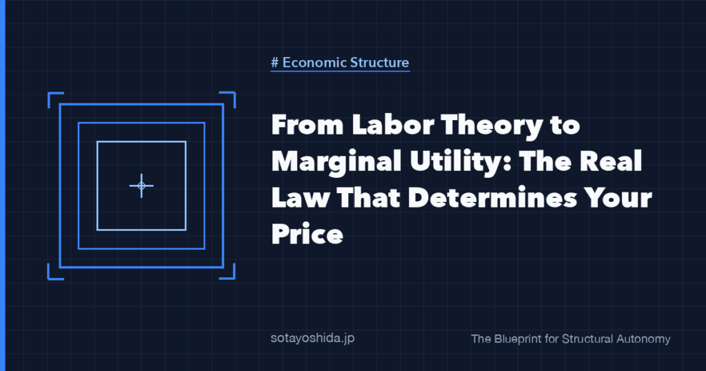 From Labor Theory to Marginal Utility: The Real Law That Determines Your Price