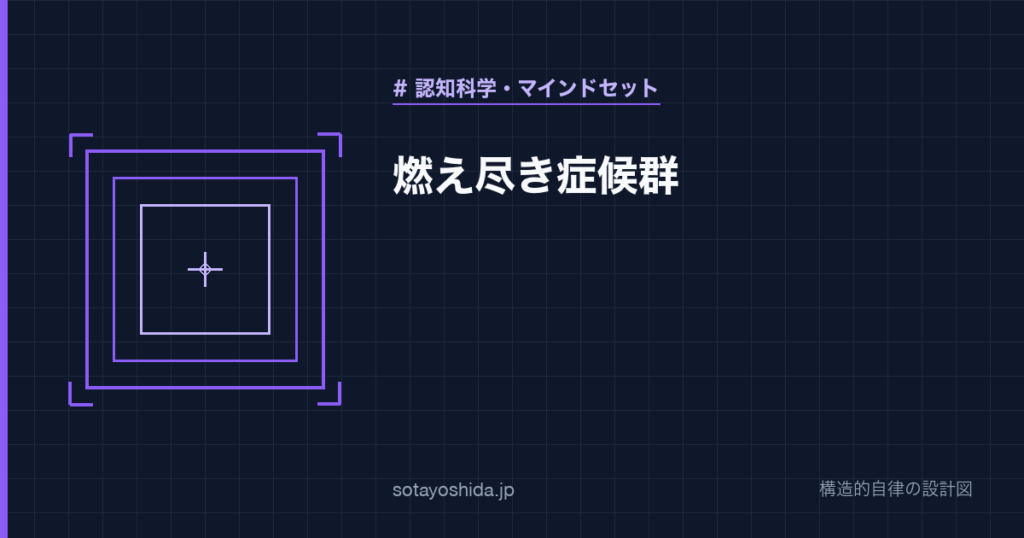 燃え尽き症候群