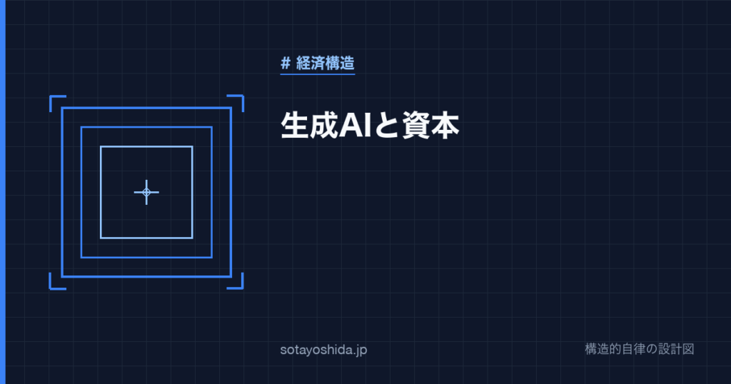 生成AIと資本
